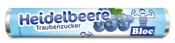 Bloc Traubenzucker Heidelbeere Rolle