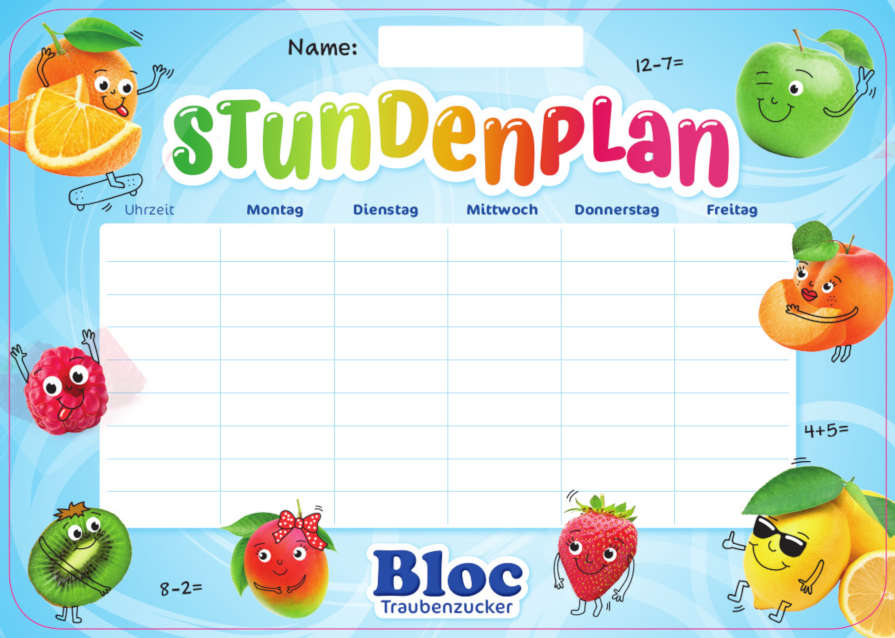 Bloc Traubenzucker Stundenplan herunterladen